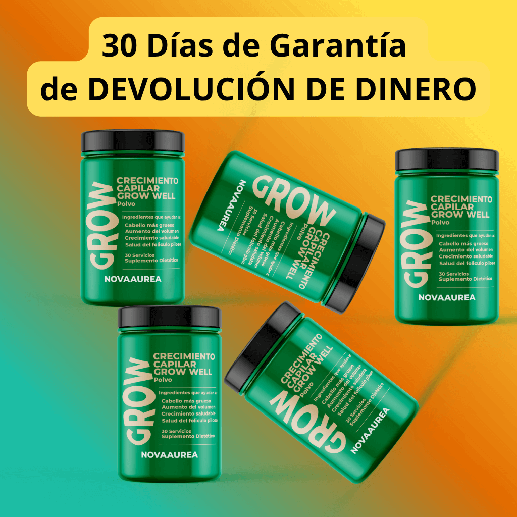 Grow Well Crecimiento Capilar para hombre y mujer: Polvo de Rápida Absorción