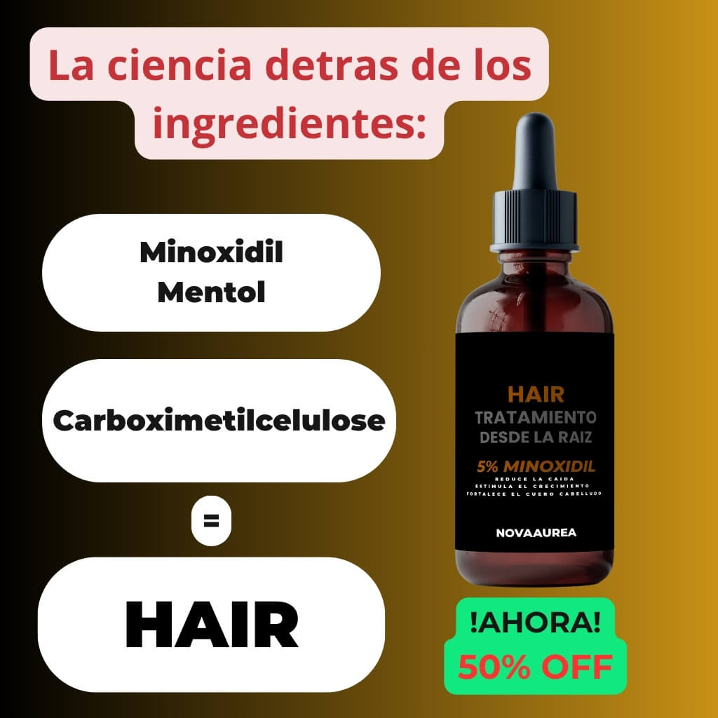 HAIR SERUM Gotero Anticaidas Altamente Concentrado