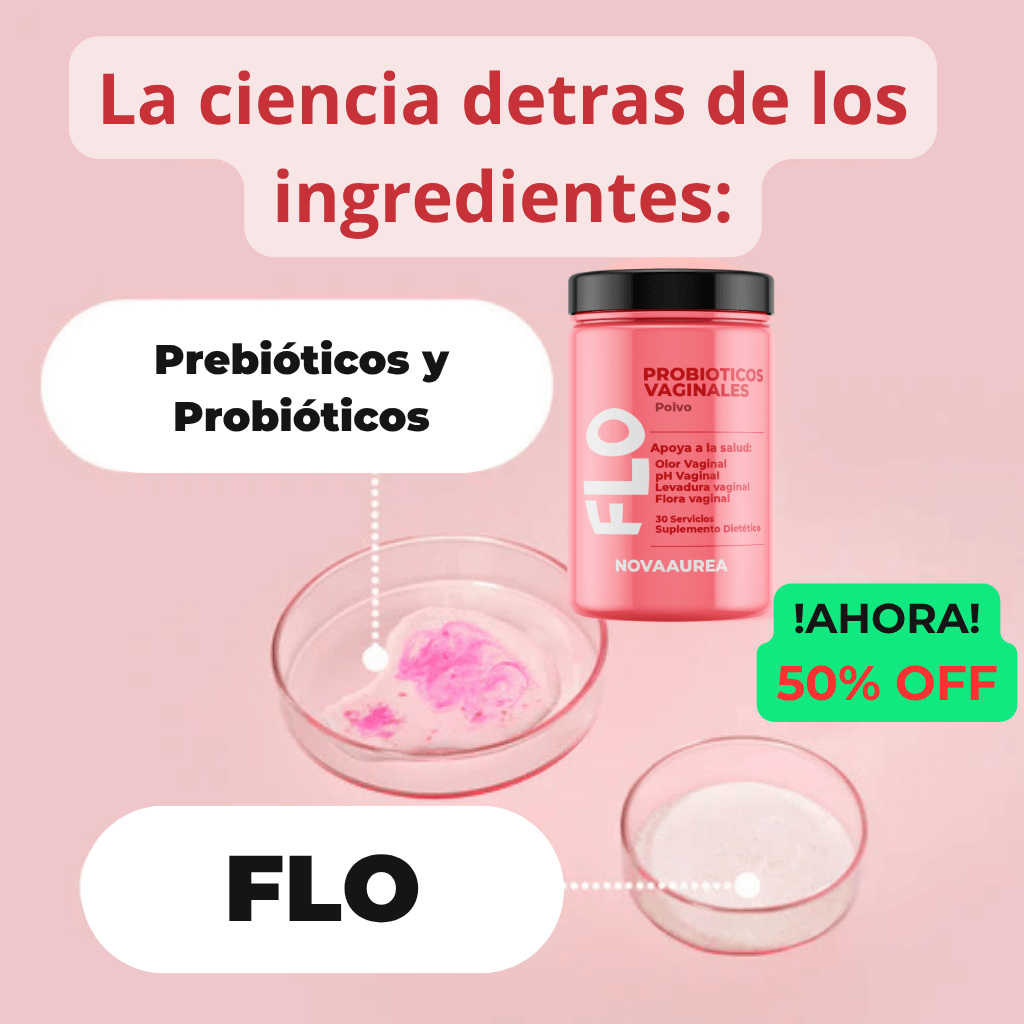 FLO Probiótico Vaginal Avanzado: Polvo de Rápida Absorción para Balance Íntimo