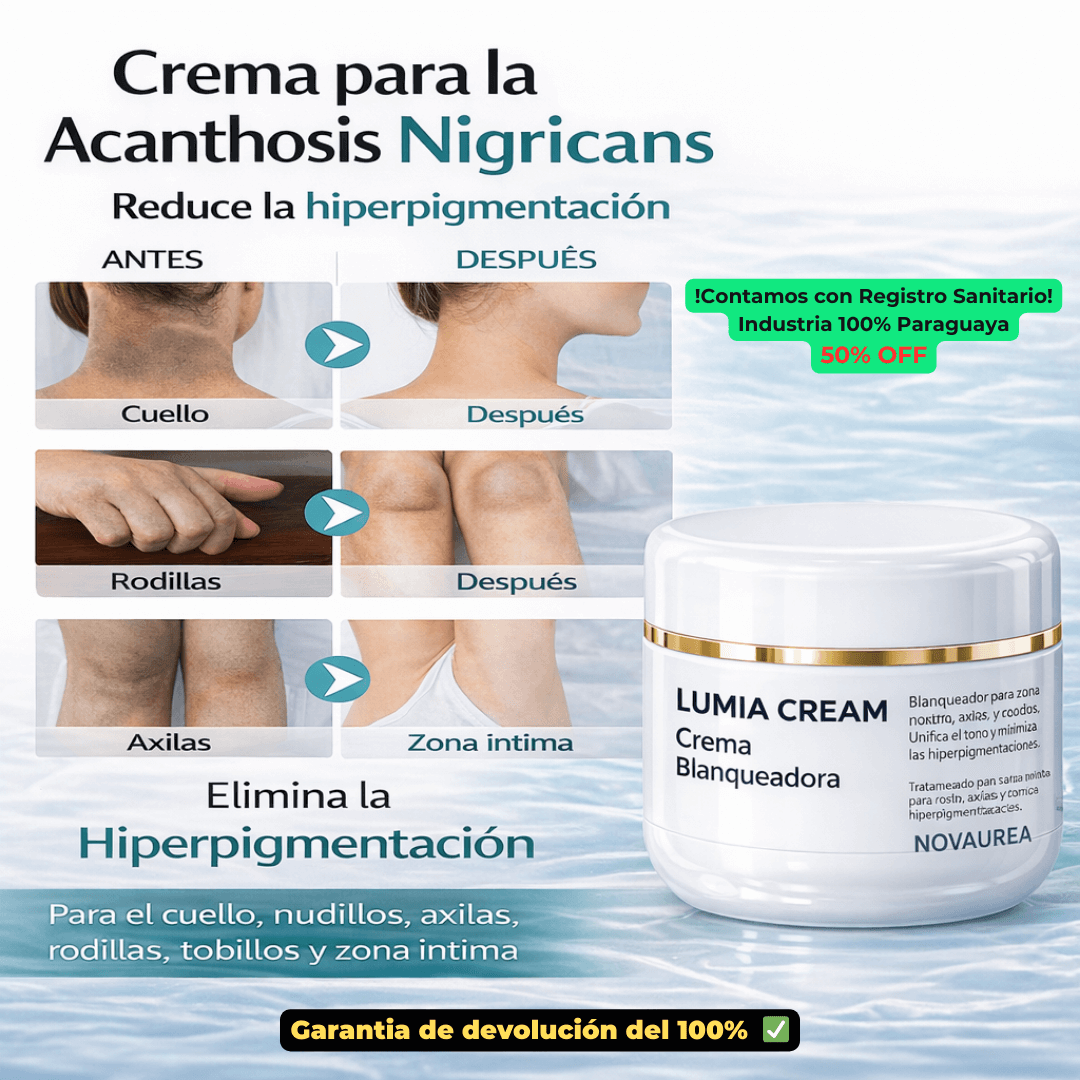 LUMIA CREAM - Crema Blanqueador de Zona Intima, Axilas, Rodillas, Codos y otras zonas