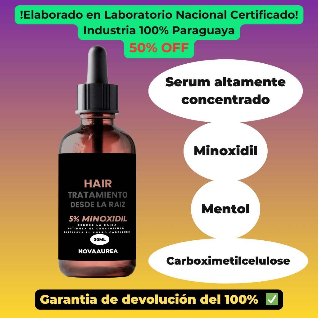 HAIR SERUM Gotero Anticaidas Altamente Concentrado